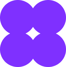 Purple abstract logo